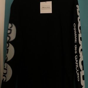 Comme des Garcons CDG Logo Crewneck LS T-Shirt